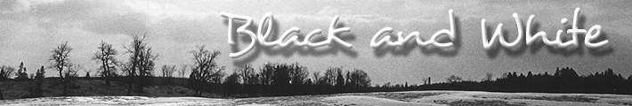 Black and white